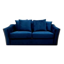 2 seater sofa with scatter cushion