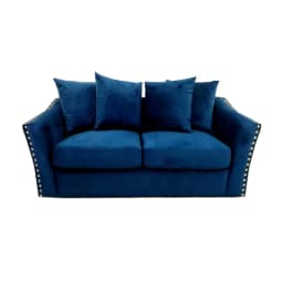 2 seater sofa with scatter cushion