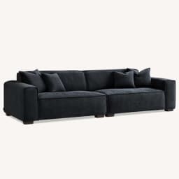 3 seater sofa with chair full view