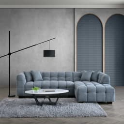 picture of boucle corner sofa