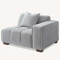 corner sofa in cloudy grey single sectional