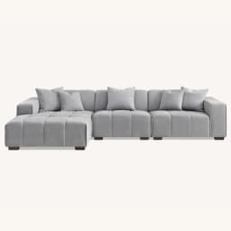 grey corner sofa