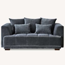set of sofa in velvet fabric