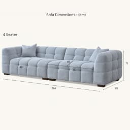 oatmeal sofa dimensions