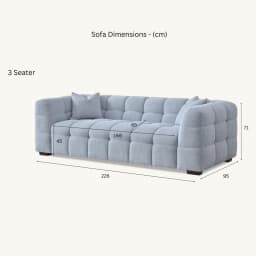 oatmeal sofa product measurement
