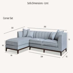 corner sofa dimensions