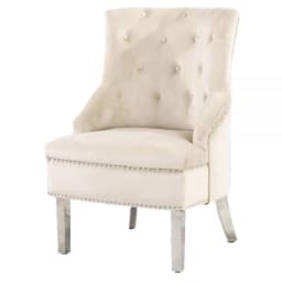 wing chair - side view