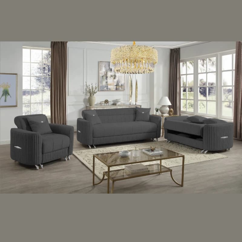 Modern Living Room Grey Sofa