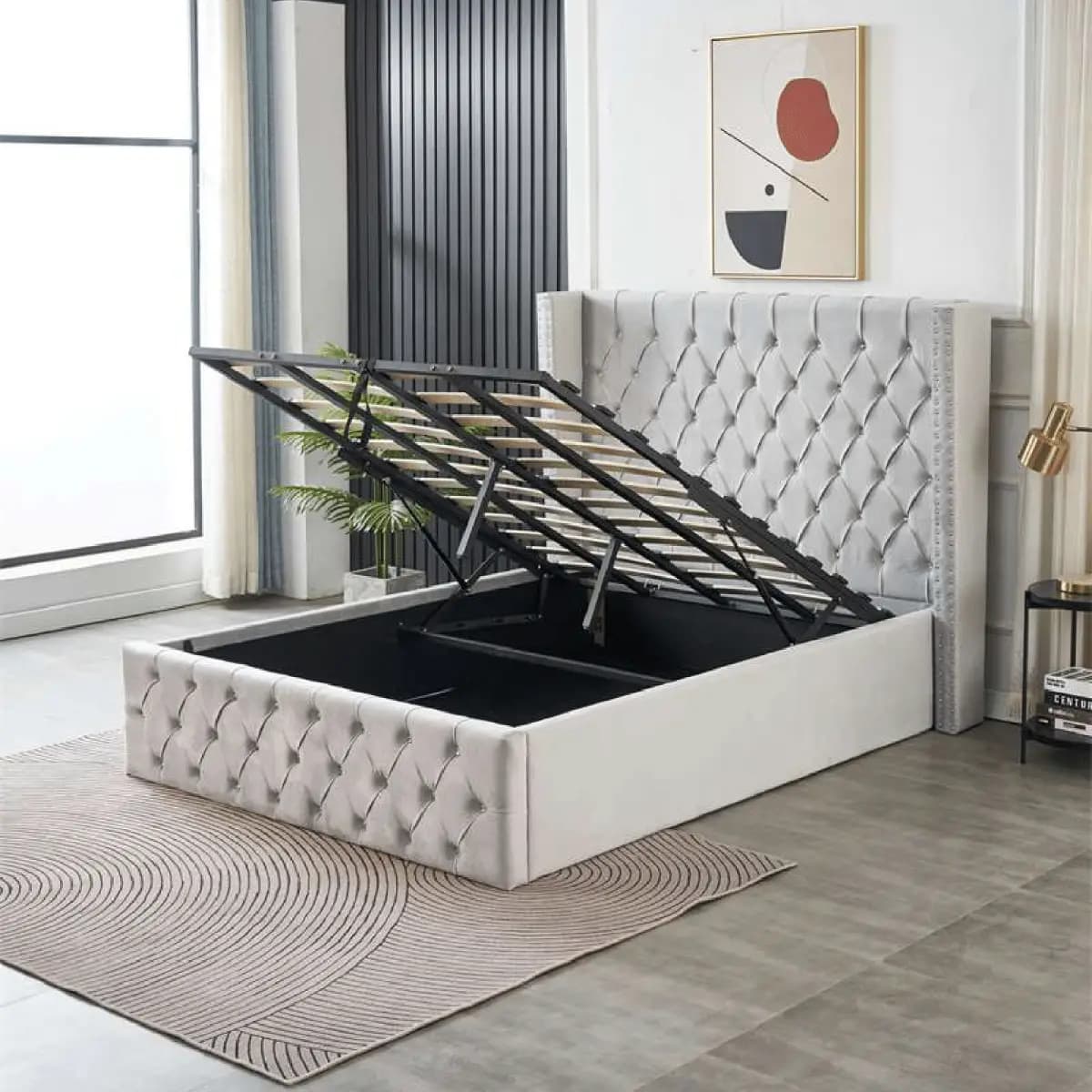 Gas Lift Ottoman Bed