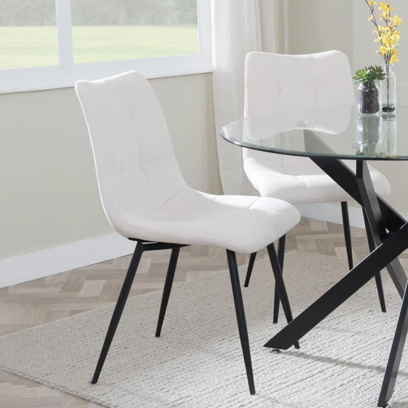 Dining Chairs With Black Metal Legs